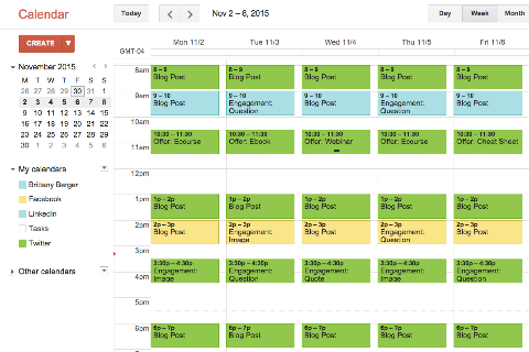 Utilize Google Calendar into your SEO, Content and Social Media Campaign